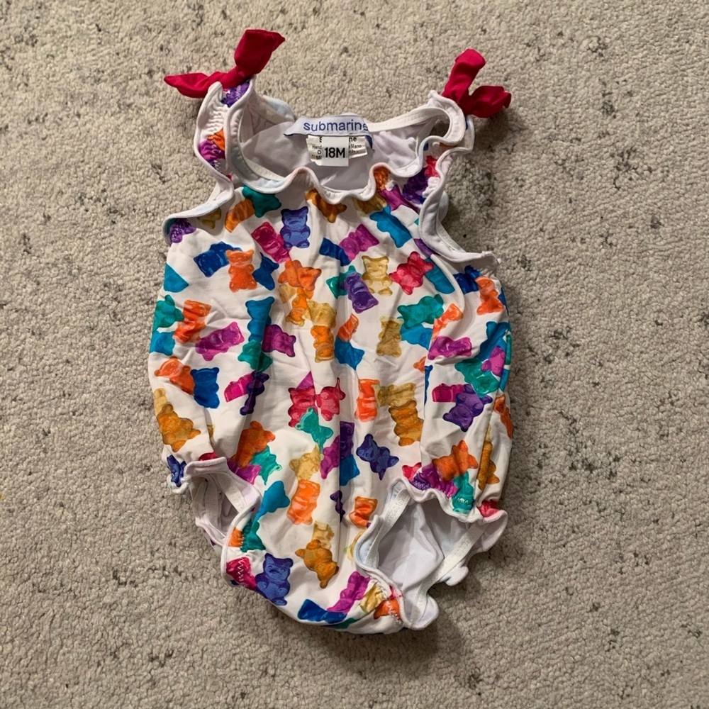 Submarine Gummy Bear Swimsuit 18 months